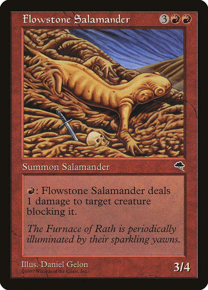 Flowstone Salamander [Tempest] | Card Merchant Takapuna