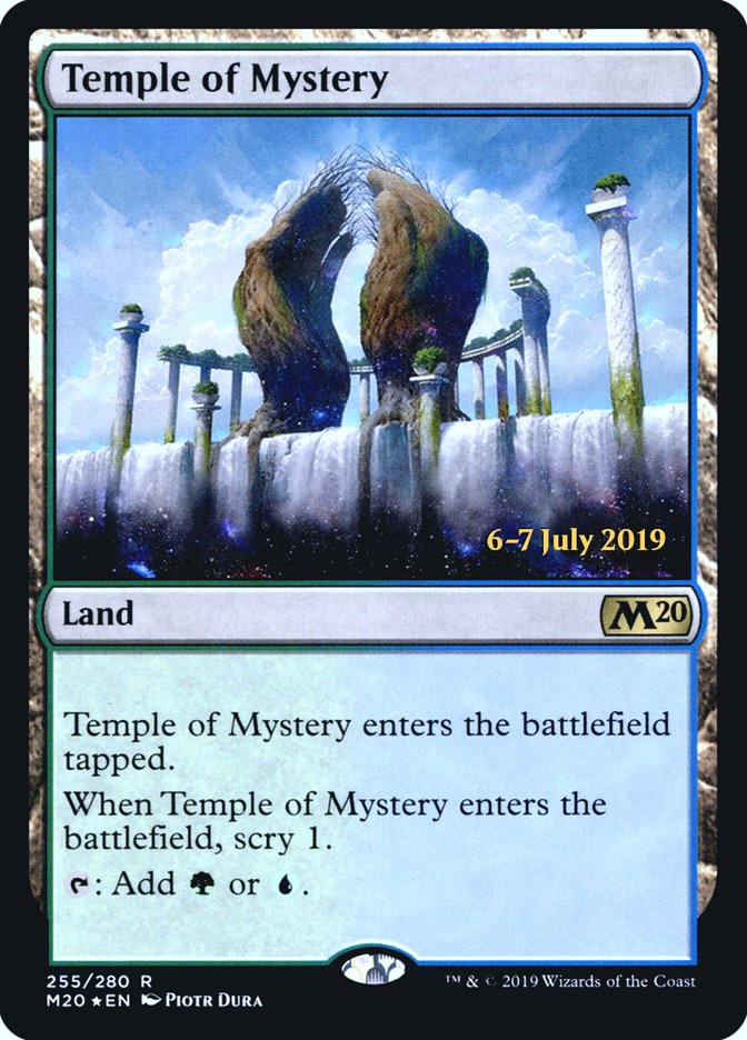 Temple of Mystery [Core Set 2020 Prerelease Promos] | Card Merchant Takapuna