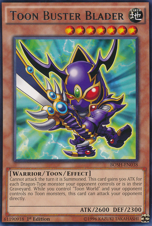 Toon Buster Blader [BOSH-EN038] Rare | Card Merchant Takapuna
