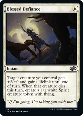 Blessed Defiance [Jumpstart 2022] | Card Merchant Takapuna