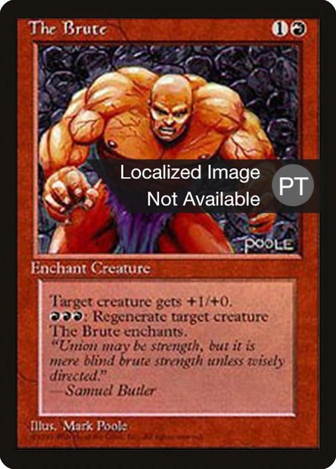 The Brute [Fourth Edition (Foreign Black Border)] | Card Merchant Takapuna