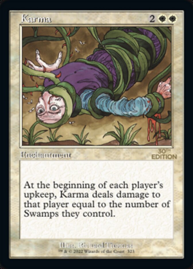 Karma (Retro) [30th Anniversary Edition] | Card Merchant Takapuna