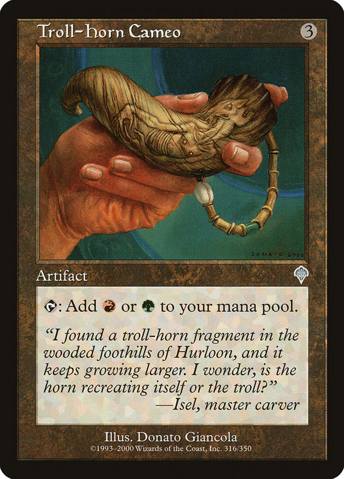 Troll-Horn Cameo [Invasion] | Card Merchant Takapuna