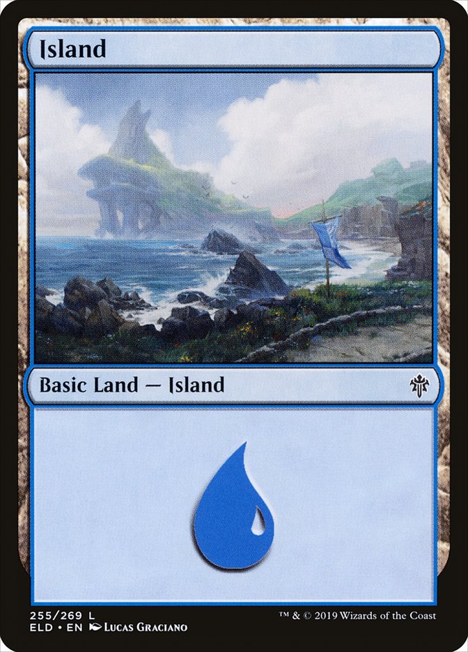 Island (255) [Throne of Eldraine] | Card Merchant Takapuna