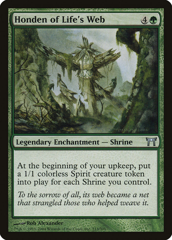 Honden of Life's Web [Champions of Kamigawa] | Card Merchant Takapuna