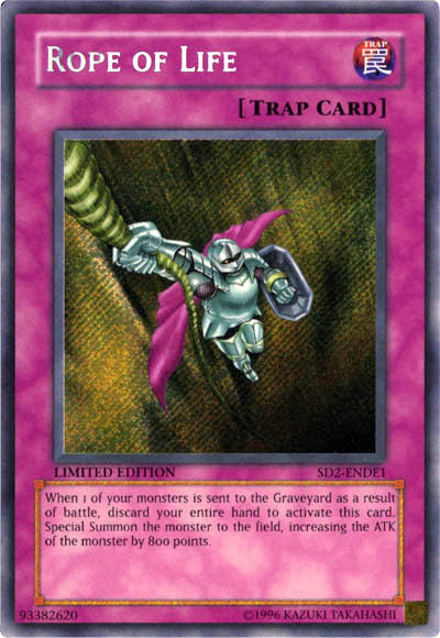 Rope of Life [SD2-ENDE1] Secret Rare | Card Merchant Takapuna