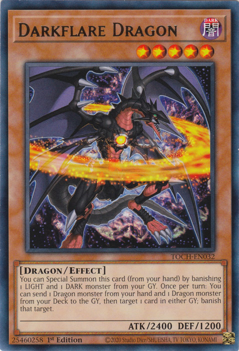 Darkflare Dragon [TOCH-EN032] Rare | Card Merchant Takapuna