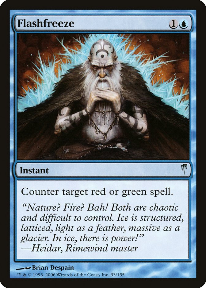 Flashfreeze [Coldsnap] | Card Merchant Takapuna