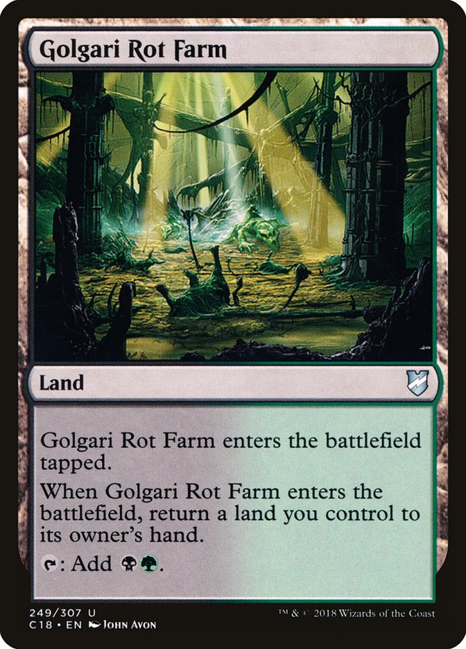 Golgari Rot Farm [Commander 2018] | Card Merchant Takapuna