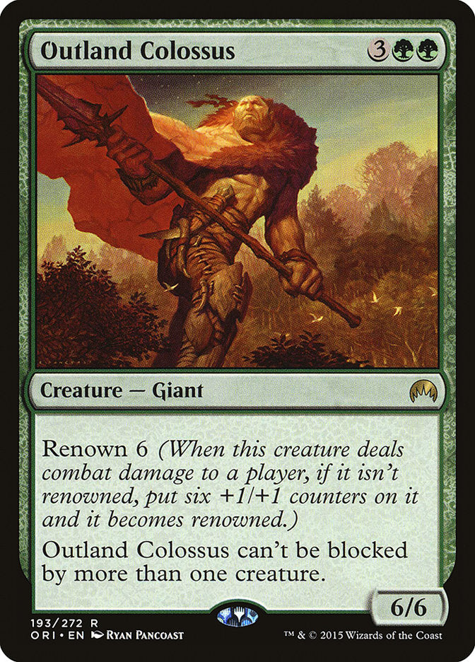 Outland Colossus [Magic Origins] | Card Merchant Takapuna