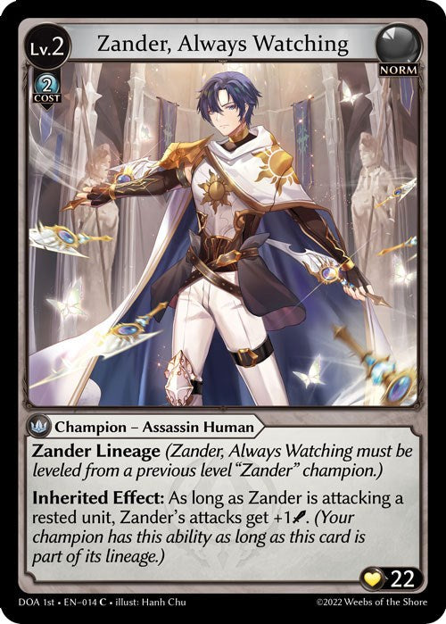 Zander, Always Watching (014) [Dawn of Ashes: 1st Edition] | Card Merchant Takapuna