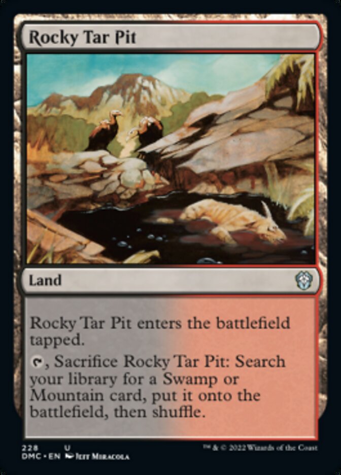 Rocky Tar Pit [Dominaria United Commander] | Card Merchant Takapuna