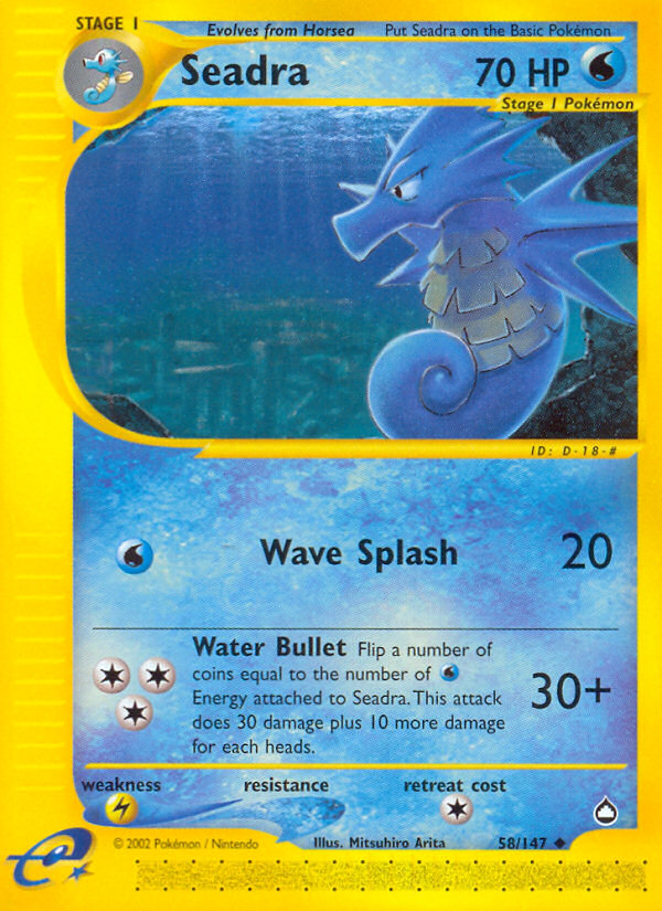 Seadra (58/147) [Aquapolis] | Card Merchant Takapuna