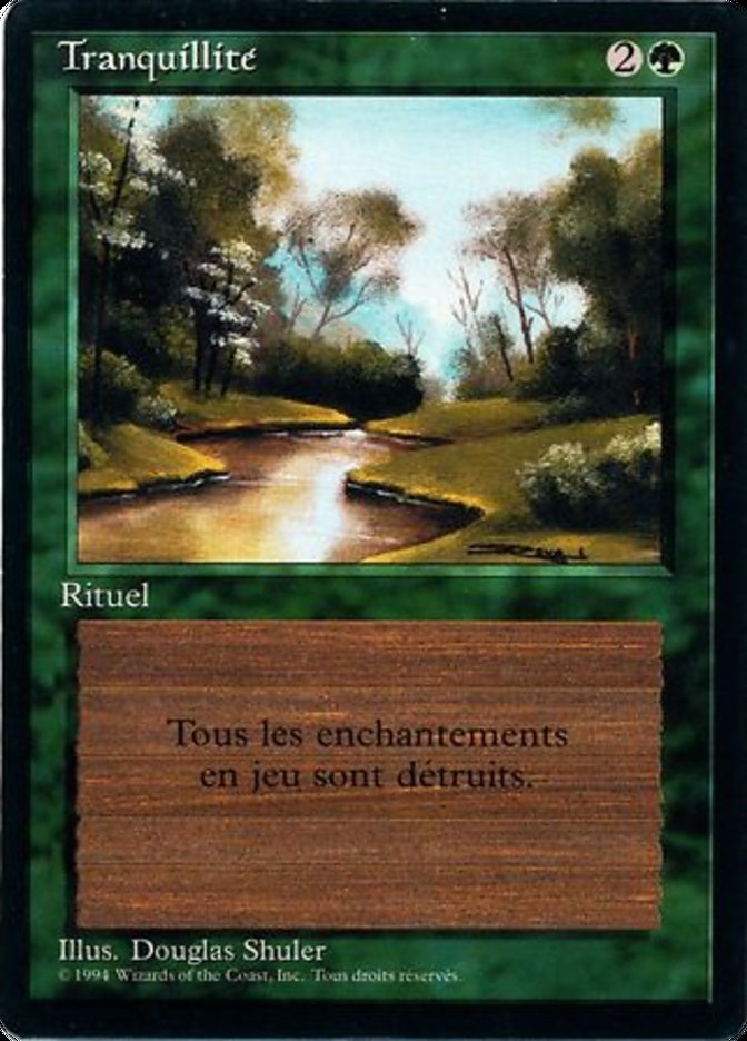 Tranquility [Foreign Black Border] | Card Merchant Takapuna