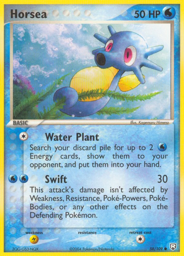 Horsea (58/109) [EX: Team Rocket Returns] | Card Merchant Takapuna