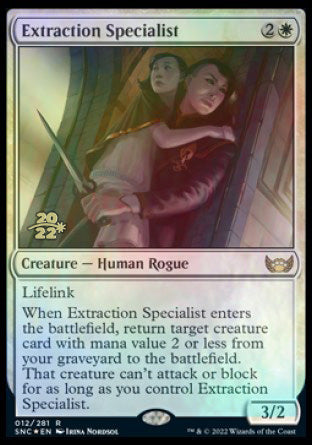 Extraction Specialist [Streets of New Capenna Prerelease Promos] | Card Merchant Takapuna