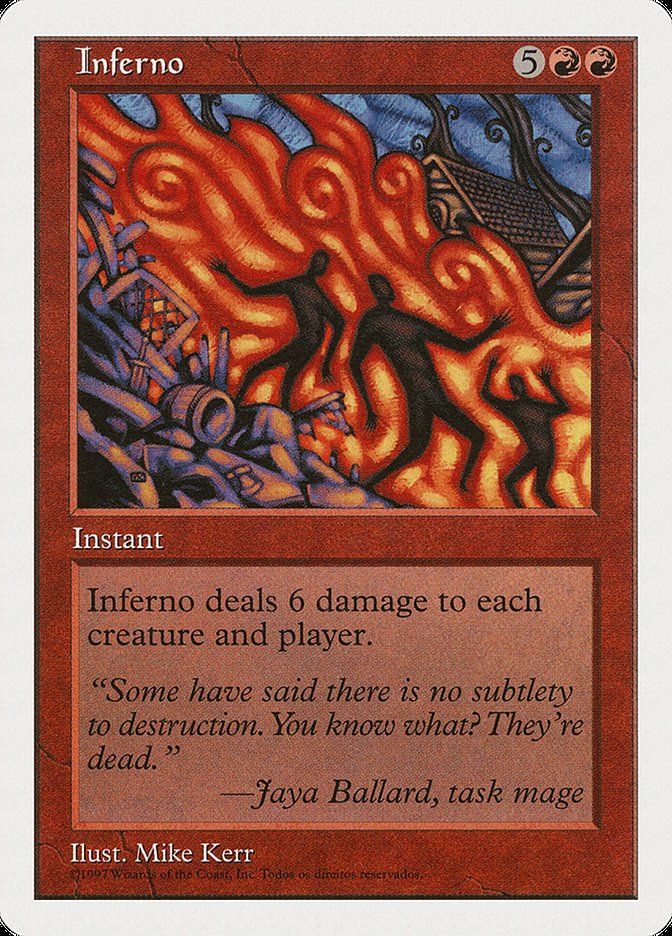 Inferno (Portuguese Copyright) [Fifth Edition] | Card Merchant Takapuna