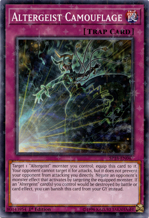 Altergeist Camouflage [SP18-EN047] Starfoil Rare | Card Merchant Takapuna