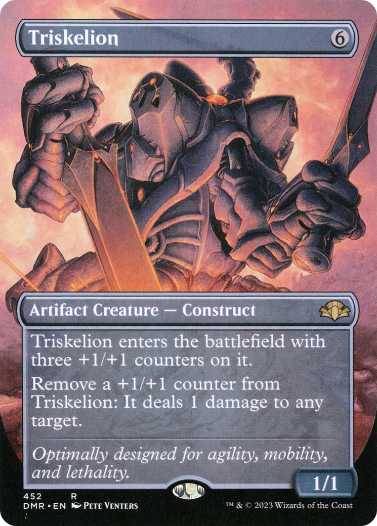 Triskelion (Borderless Alternate Art) [Dominaria Remastered] | Card Merchant Takapuna
