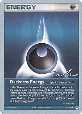 Darkness Energy (87/108) (Legendary Ascent - Tom Roos) [World Championships 2007] | Card Merchant Takapuna