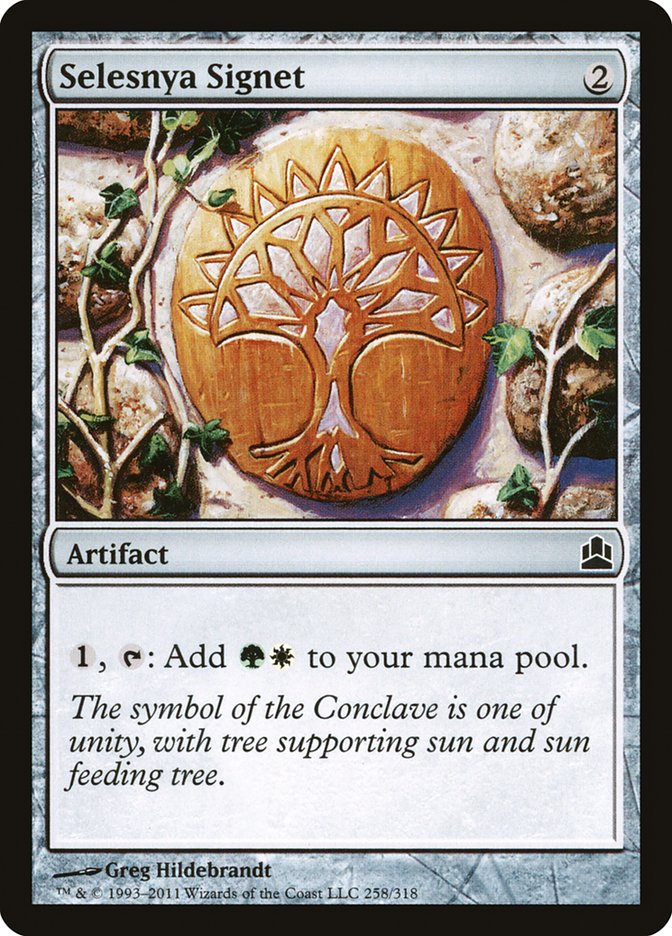 Selesnya Signet [Commander 2011] | Card Merchant Takapuna