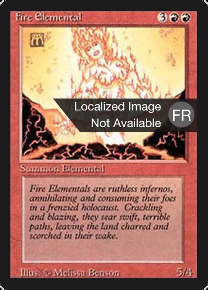 Fire Elemental [Foreign Black Border] | Card Merchant Takapuna
