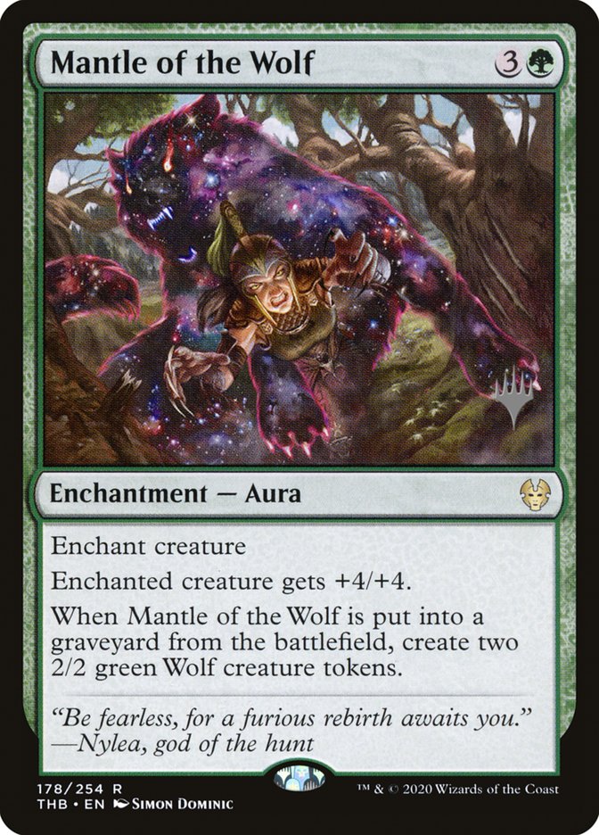 Mantle of the Wolf (Promo Pack) [Theros Beyond Death Promos] | Card Merchant Takapuna