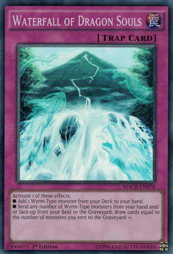 Waterfall of Dragon Souls [MACR-EN078] Super Rare | Card Merchant Takapuna