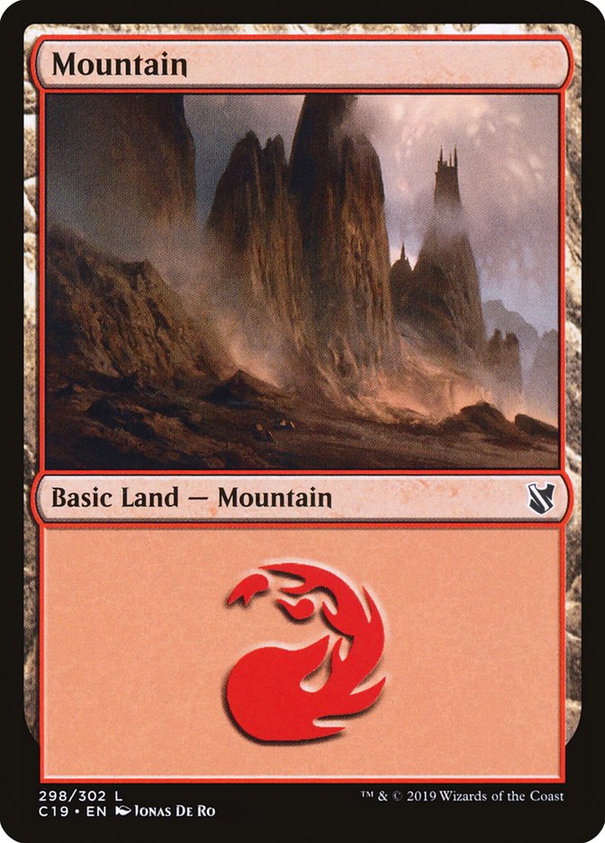 Mountain (298) [Commander 2019] | Card Merchant Takapuna