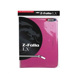 BCW Z-Folio 9-Pocket - Pink | Card Merchant Takapuna
