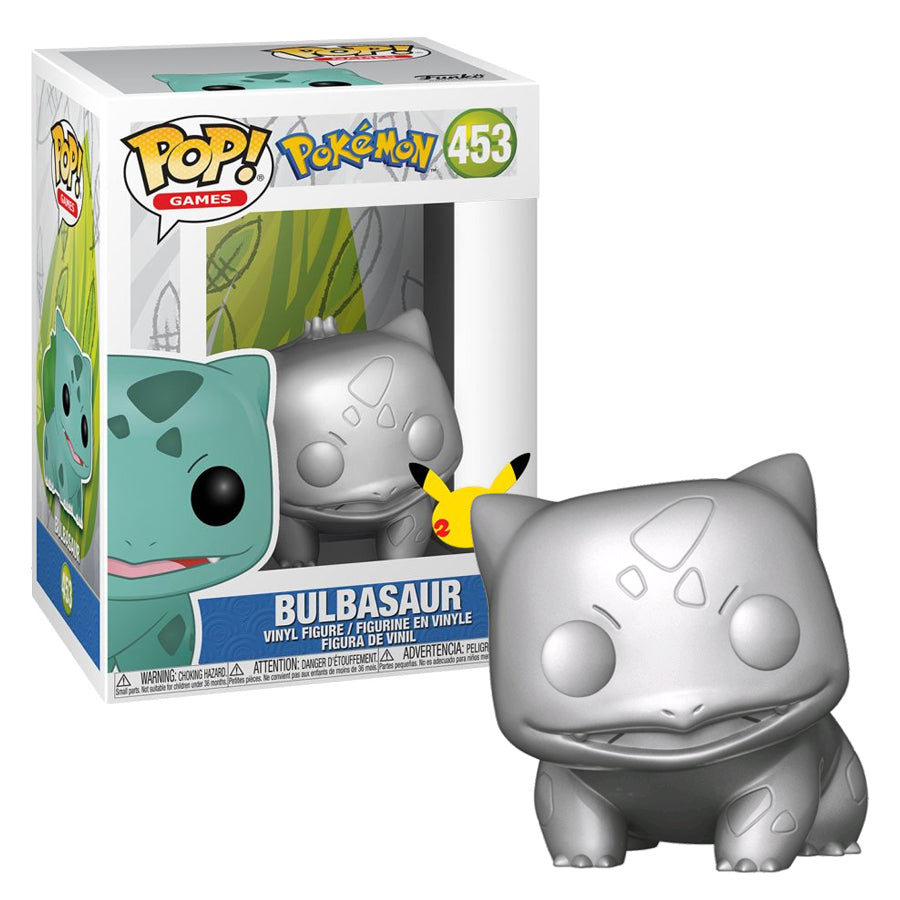Pokemon - Bulbasaur (Silver Metallic) Pop! - 453 | Card Merchant Takapuna