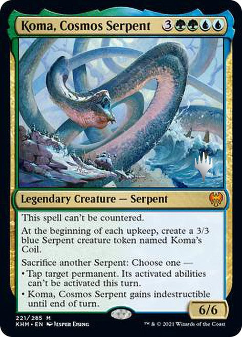 Koma, Cosmos Serpent (Promo Pack) [Kaldheim Promos] | Card Merchant Takapuna