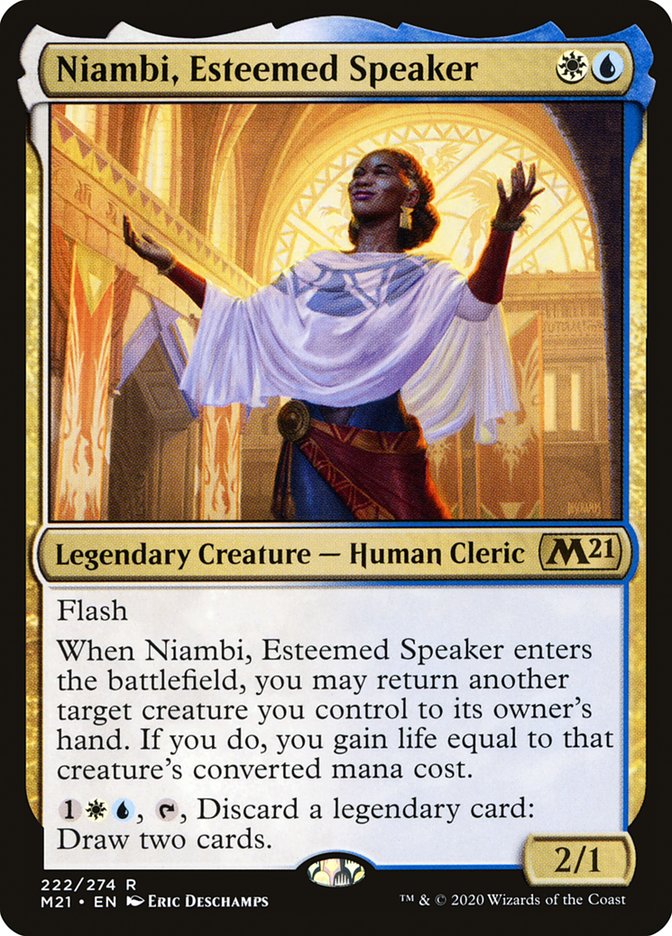 Niambi, Esteemed Speaker [Core Set 2021] | Card Merchant Takapuna