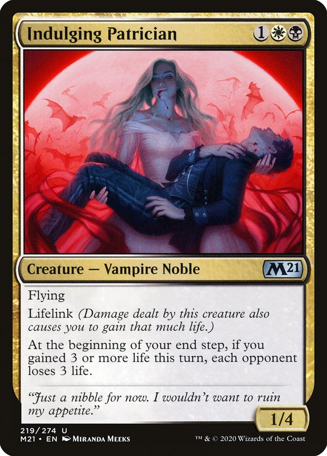 Indulging Patrician [Core Set 2021] | Card Merchant Takapuna
