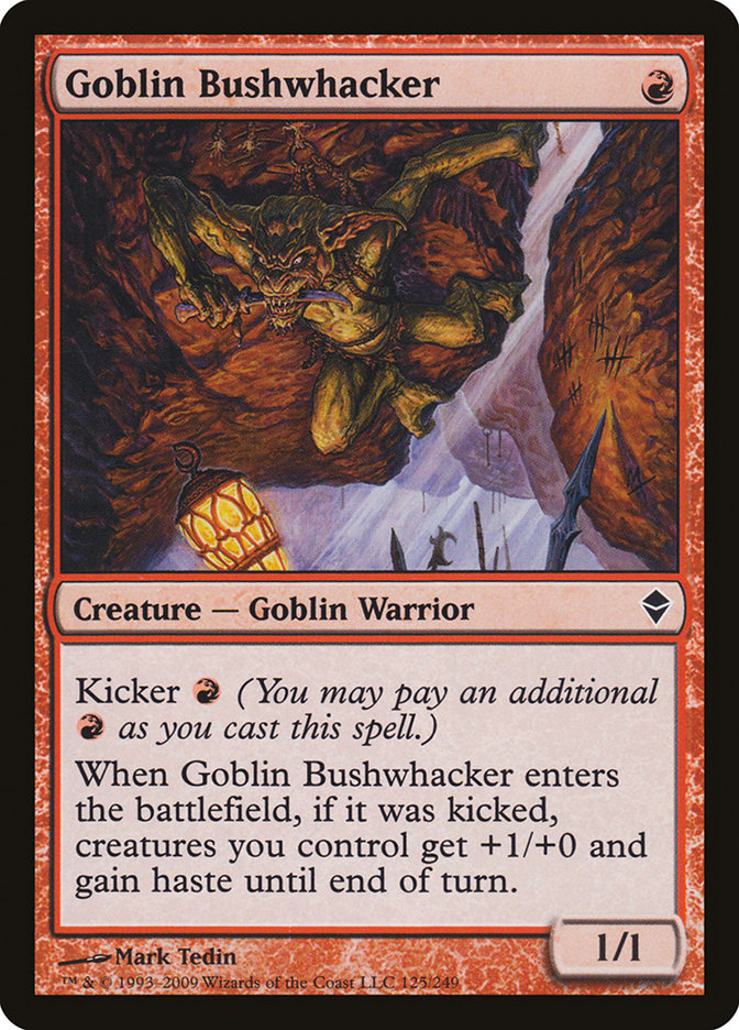 Goblin Bushwhacker [Zendikar] | Card Merchant Takapuna