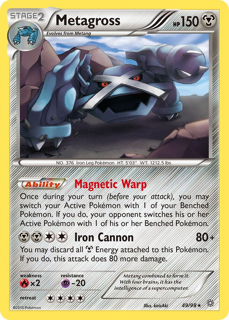 Metagross (49/98) (Theme Deck Exclusive) [XY: Ancient Origins] | Card Merchant Takapuna