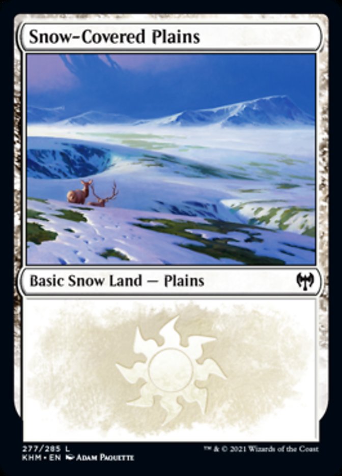 Snow-Covered Plains (277) [Kaldheim] | Card Merchant Takapuna