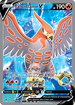 Talonflame V (168/185) [Sword & Shield: Vivid Voltage] | Card Merchant Takapuna