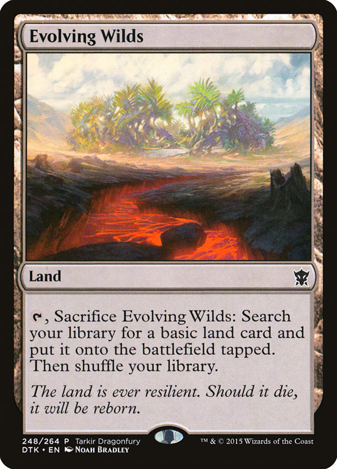 Evolving Wilds [Tarkir Dragonfury] | Card Merchant Takapuna