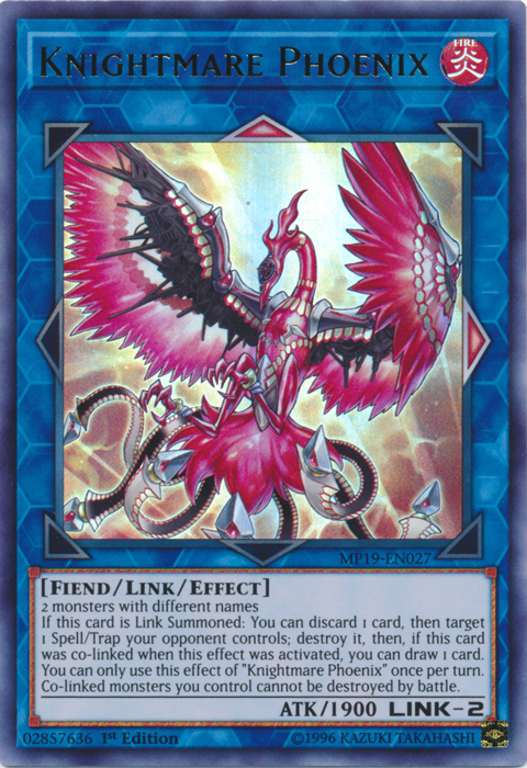 Knightmare Phoenix [MP19-EN027] Ultra Rare | Card Merchant Takapuna