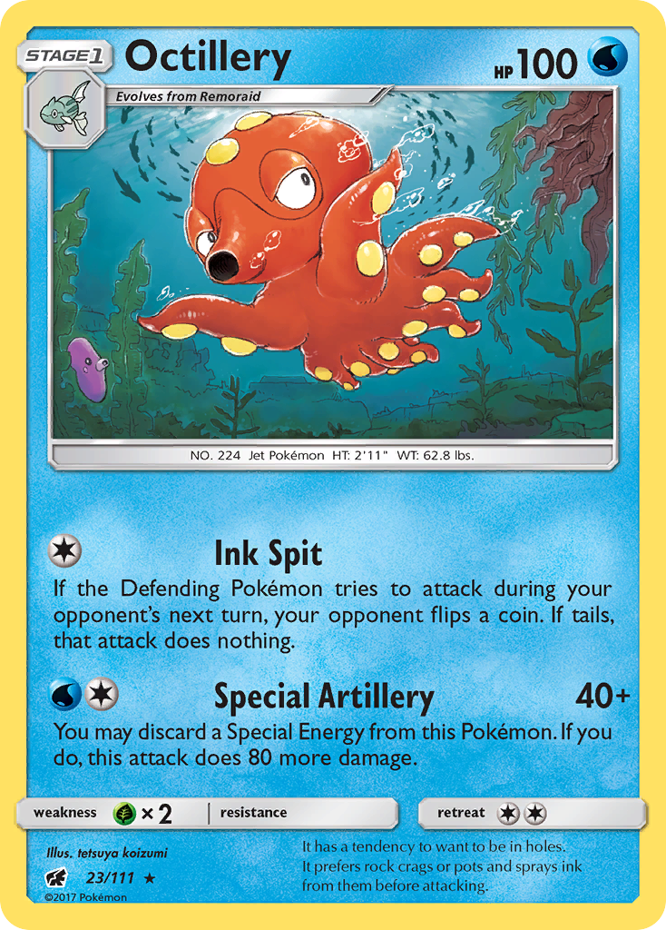 Octillery (23/111) [Sun & Moon: Crimson Invasion] | Card Merchant Takapuna