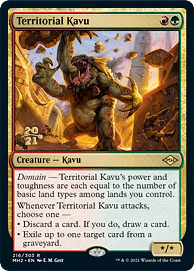 Territorial Kavu [Modern Horizons 2 Prerelease Promos] | Card Merchant Takapuna
