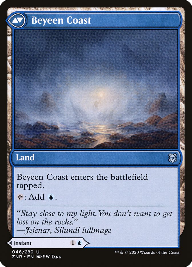 Beyeen Veil // Beyeen Coast [Zendikar Rising] | Card Merchant Takapuna
