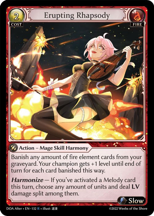 Erupting Rhapsody (132) [Dawn of Ashes: Alter Edition] | Card Merchant Takapuna