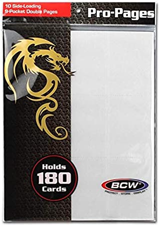BCW 9-Pocket Page 10pk - White | Card Merchant Takapuna