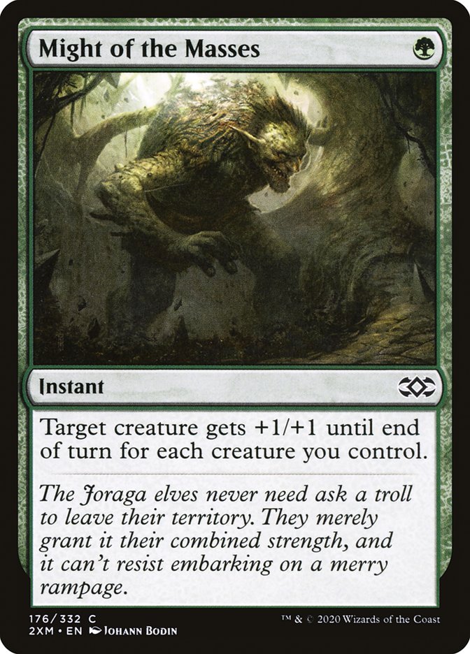 Might of the Masses [Double Masters] | Card Merchant Takapuna