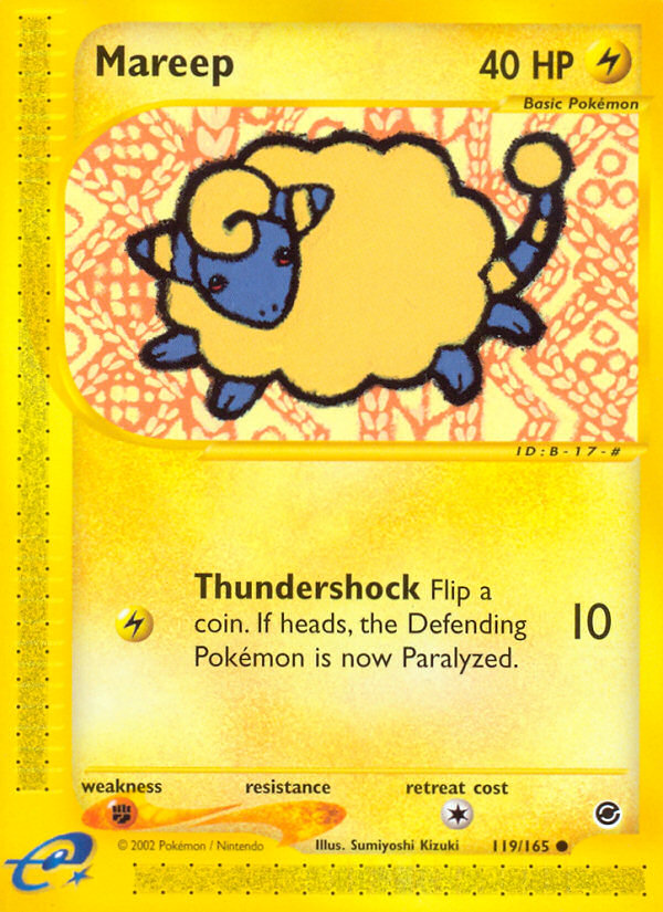 Mareep (119/165) [Expedition: Base Set] | Card Merchant Takapuna