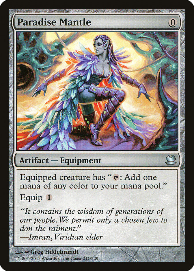 Paradise Mantle [Modern Masters] | Card Merchant Takapuna