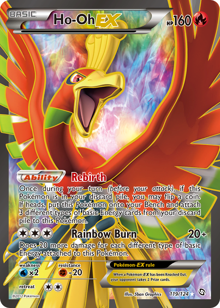 Ho-Oh EX (119/124) [Black & White: Dragons Exalted] | Card Merchant Takapuna