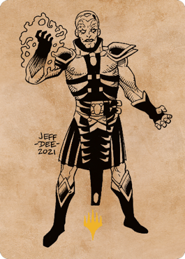 Jon Irenicus, Shattered One Art Card (67) (Gold-Stamped) [Commander Legends: Battle for Baldur's Gate Art Series] | Card Merchant Takapuna